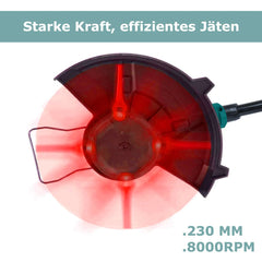 SWANEW Rasen Kantenschneider Set mit 20 V/2.0 Ah rasenmäher Lithium-Batterien
