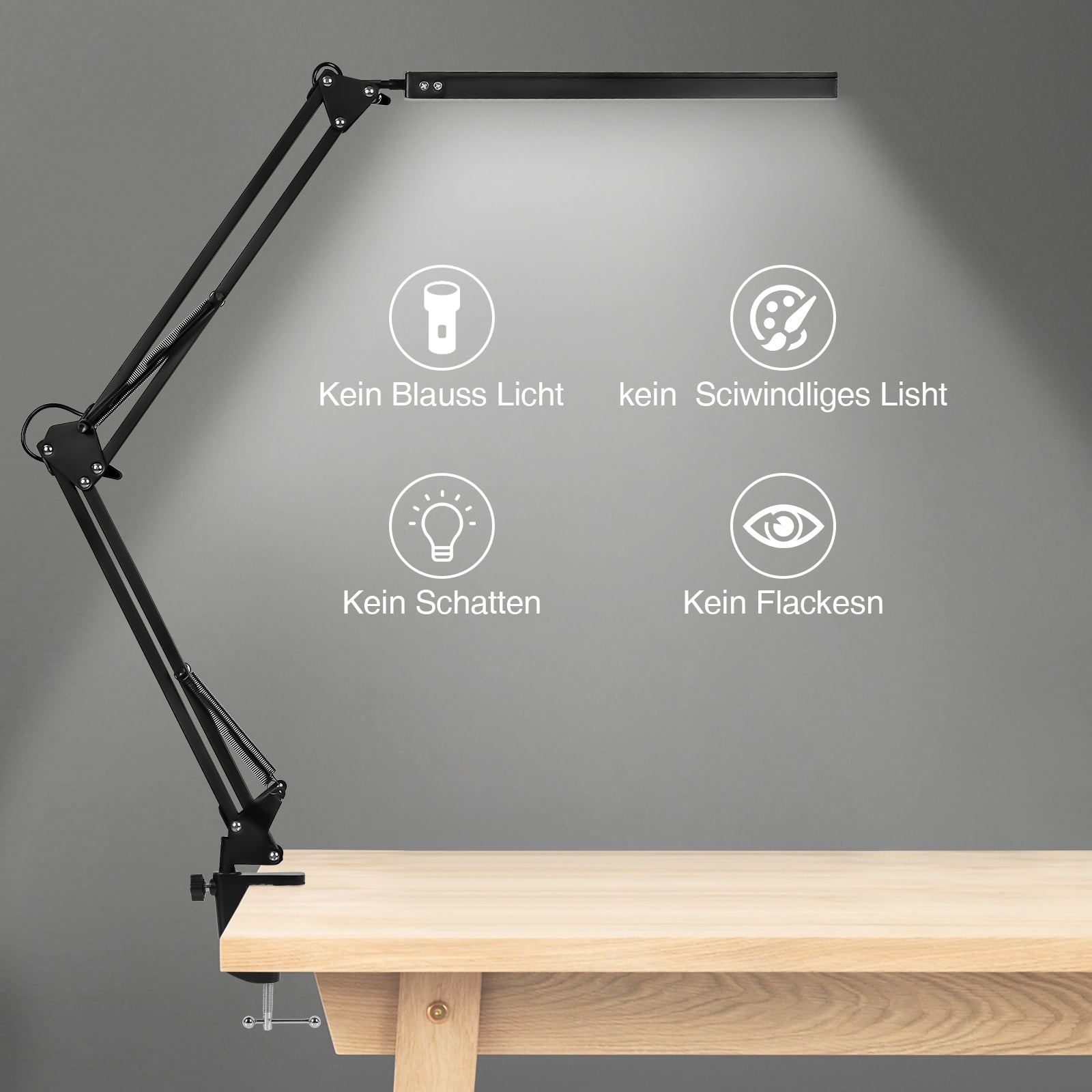 LED Schreibtischlampe, 10W 