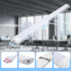 SWANEW LED Feuchtraumleuchte 18W/36W/48W, IP65 Wasserfest Led Röhre Werkstattlampe 4000K Neutralweiß, Wannenleuchte