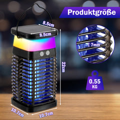 SWANEW Solar Insektenvernichter Licht UV-Licht Mückenlampe LED Elektrich RGB