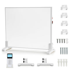 SWANEW Infrarotheizung 300W-1200W mit Thermostat, Infrarot Wandheizung mit Überhitzungsschutz, Wandheizung Elektrisch, Mobile & Energiesparend