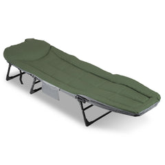 SWANEW Karpfenliege, Angelliege Bed Chair mit Aufbewahrungstasche, Faltbar