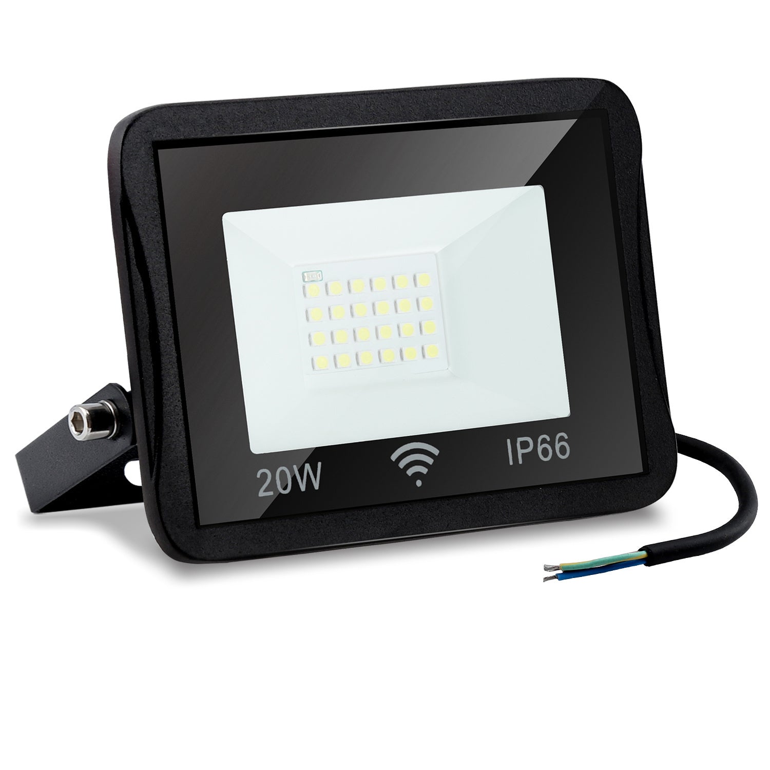 SWANEW LED Strahler Außen, LED Fluter 10W-100W, LED Scheinwerfer Kaltweiß/Warmweiß, Aussenstrahler IP66 Wasserdicht (Kein Stecker)