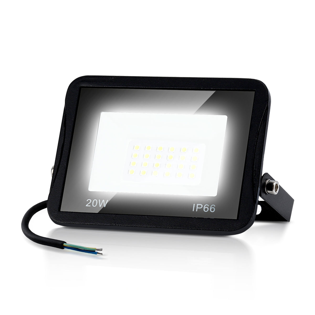 SWANEW LED Strahler, 20/30/50/100W LED Fluter, Warmweiß/Kaltweiß Außenstrahler, IP66 Scheinwerfer (kein Stecker)