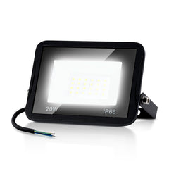 SWANEW LED Strahler, 20/30/50/100W LED Fluter, Warmweiß/Kaltweiß Außenstrahler, IP66 Scheinwerfer (kein Stecker)