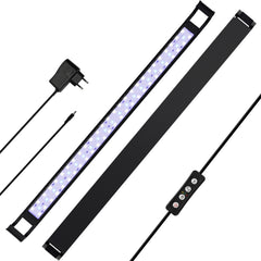SWANEW LED Aquarium Beleuchtung, 16W/20W/25W, Aquariumbeleuchtung Weiß Blau, Aquarium Lampe mit Verstellbarer Halterung, für 90cm-120cm Süßwasser-Aquarien