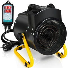SWANEW Gewächshausheizung 2kW, Frostschutzheizung, mit thermostat, frostwächter