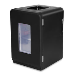 SWANEW 2in1 Mini Kühlschrank Kühlbox 15L, Tragbarer Kühl- und Heizkühlschrank mit 220V AC/12V DC für den Auto- und Heimgebrauch [Energieklasse F]