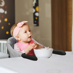SWANEW Tischsitz Faltbar Babysitz, Verstellbar Sitzerhöhung, für 2-8.5cm Dicke Tische