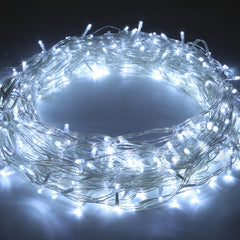 SWANEW LED Eisregen lichterkette, 5m/10m/15m LED Lichtervorhang, IP44 Außen weihnachtsbeleuchtung