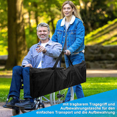 SWANEW Rollstuhlrampe, Aluminium Auffahrrampe Rampe Rollstuhl, Teleskoprampe