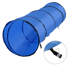 SWANEW Agility Set Hunde groß, 5-teiliges Set Hundetraining zubehör Agility Hürde, Slalom, Agility Hürde, Sprungring & Hundetunnel