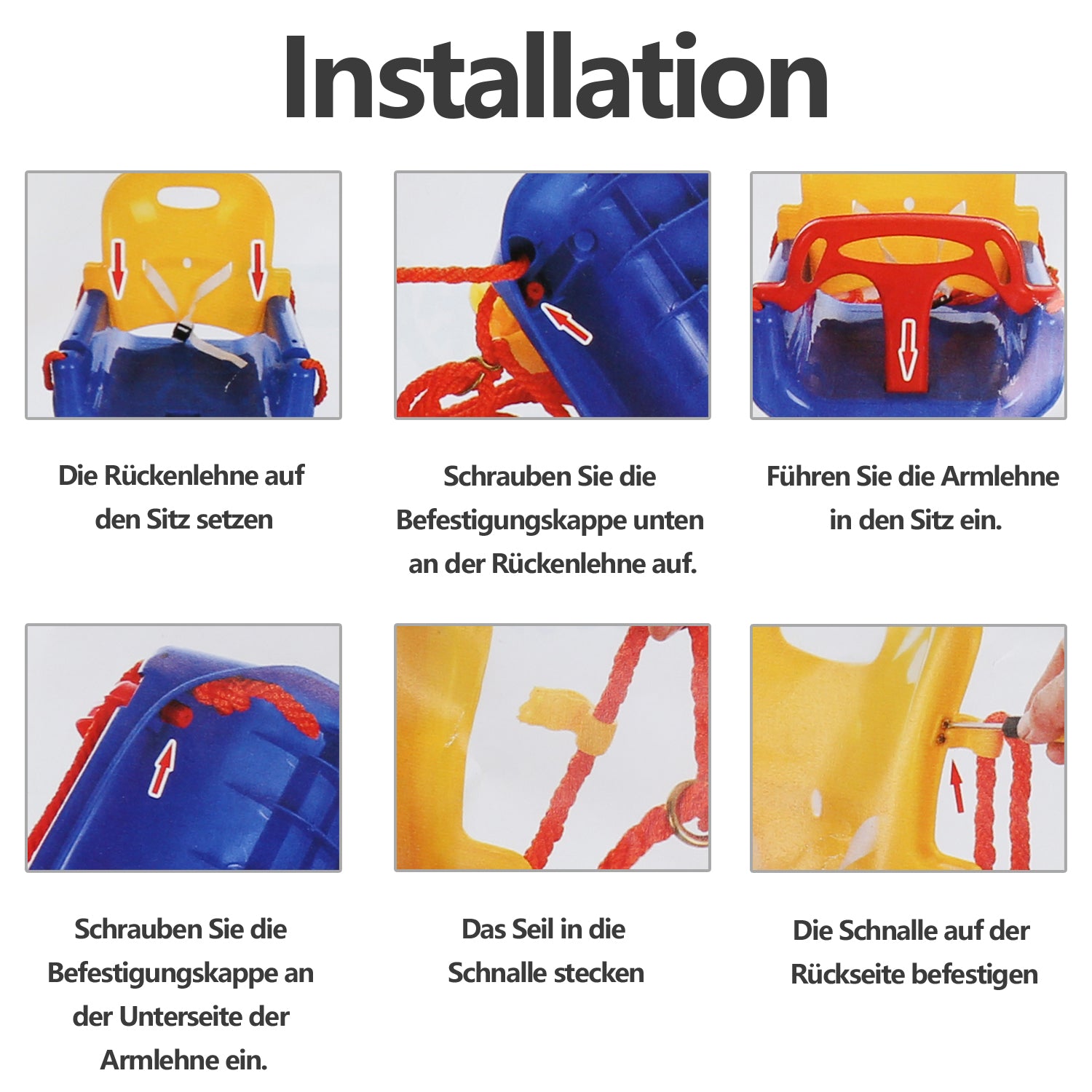 3-in-1 Kinderschaukel & Babyschaukel