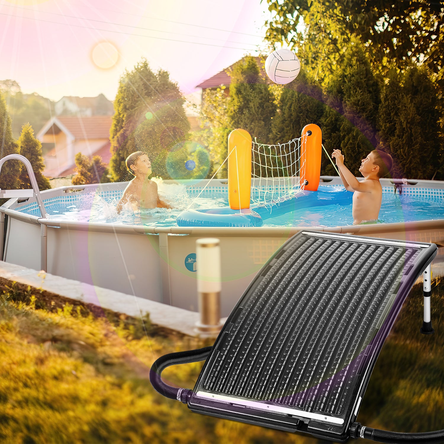 Solar-Poolheizung Sonnenkollektor 113×69×35 cm