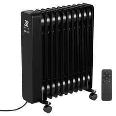 SWANEW Ölradiator Elektroheizung 2500W, Thermostat, Ölheizung  Energiesparend