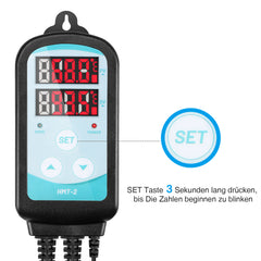 SWANEW Temperaturregler Infrarotheizungen Thermostat 230V 3000W Frostschutzthermostat Digitaler