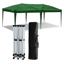 SWANEW Faltpavillon mit Zentralverriegelung, Pop Up Pavillon, 3x6m, UV-Schutz, Wasserdicht