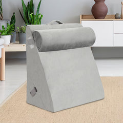 SWANEW Lesekissen Keilkissen Dreieck Rückenkissen Multifunktional Nackenrolle für Bett Sofa Büro