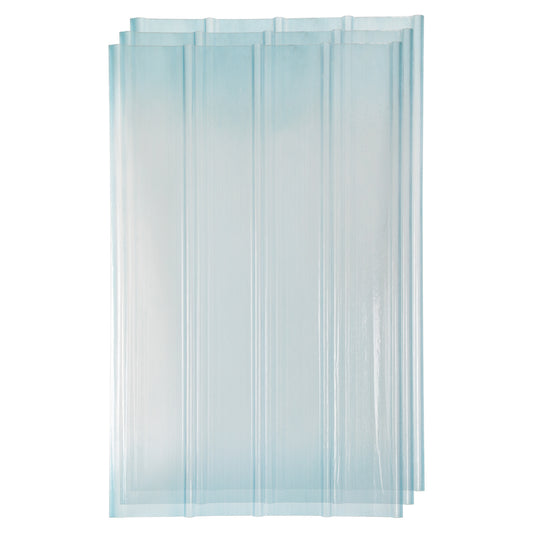 SWANEW Trapezblech Wellplatten, 2 mm FRP-Tageslichtplatten, Dachplatten, 90x120cm/90x160cm