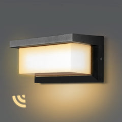 SWANEW LED Wandleuchte 18W LED Wandlampe Sensor Wandleuchte IP65 Außenleuchte mit Bewegungsmelder