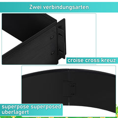 Rasenkante verzinkt Metall Höhe 15cm/18cm