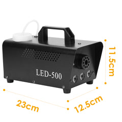 SWANEW Nebelmaschine Bodennebelmaschine 500W 13 farben RGB Dunstnebel Effekt LED Show