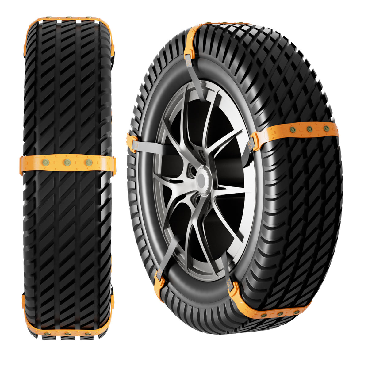 SWANEW 10x/20x Schneeketten Anfahrhilfe Auto Reifenketten Anti-Rutsch Kette