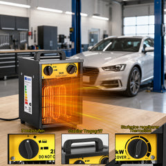SWANEW Heizlüfter 2000W, 3000W, Bauheizer mit Metallgehäuse