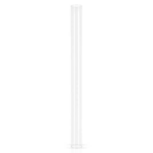 SWANEW Borosilikatglasrohr 3 mm, Ø80 mm x 100 cm, Ersatzglas Pelletfackel
