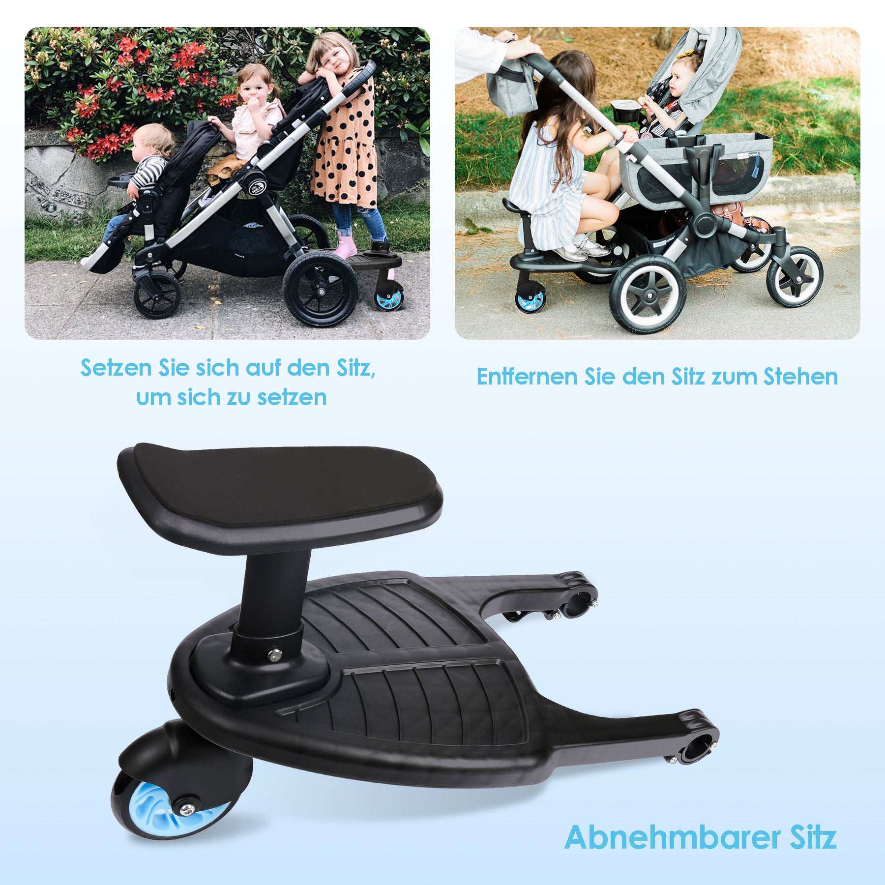 Buggy Board mit Sitz