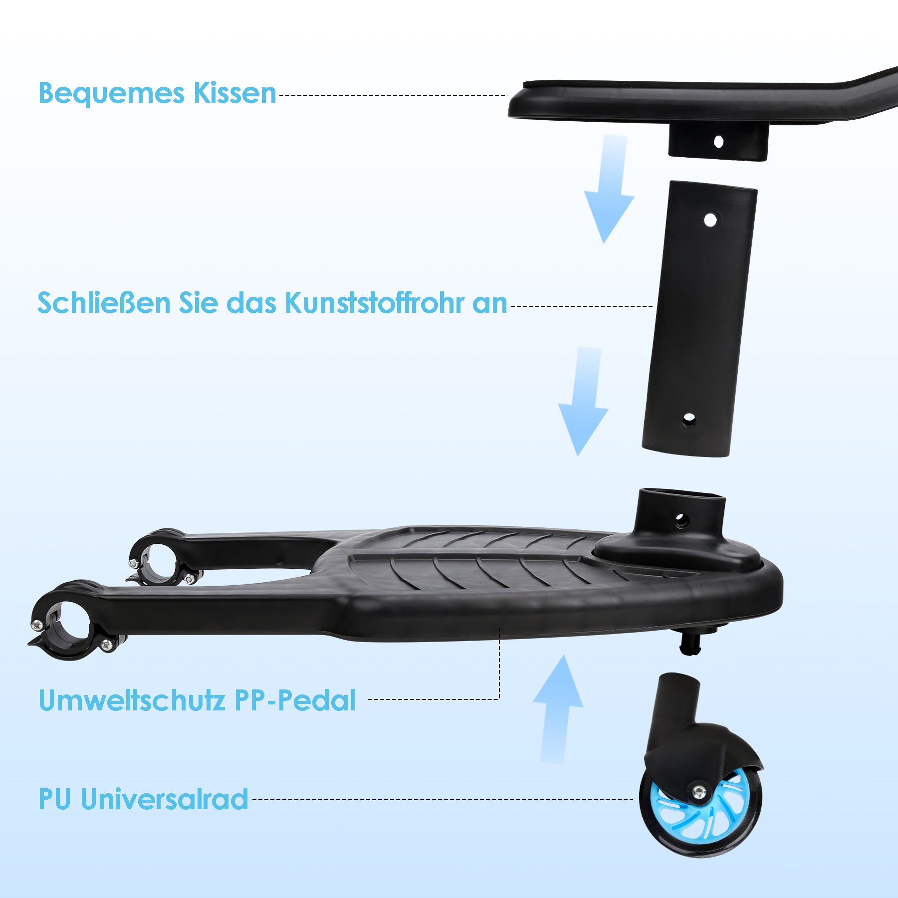 Buggy Board mit Sitz