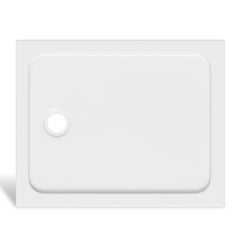 SWANEW Duschwanne, aus Acryl, 4 cm flach