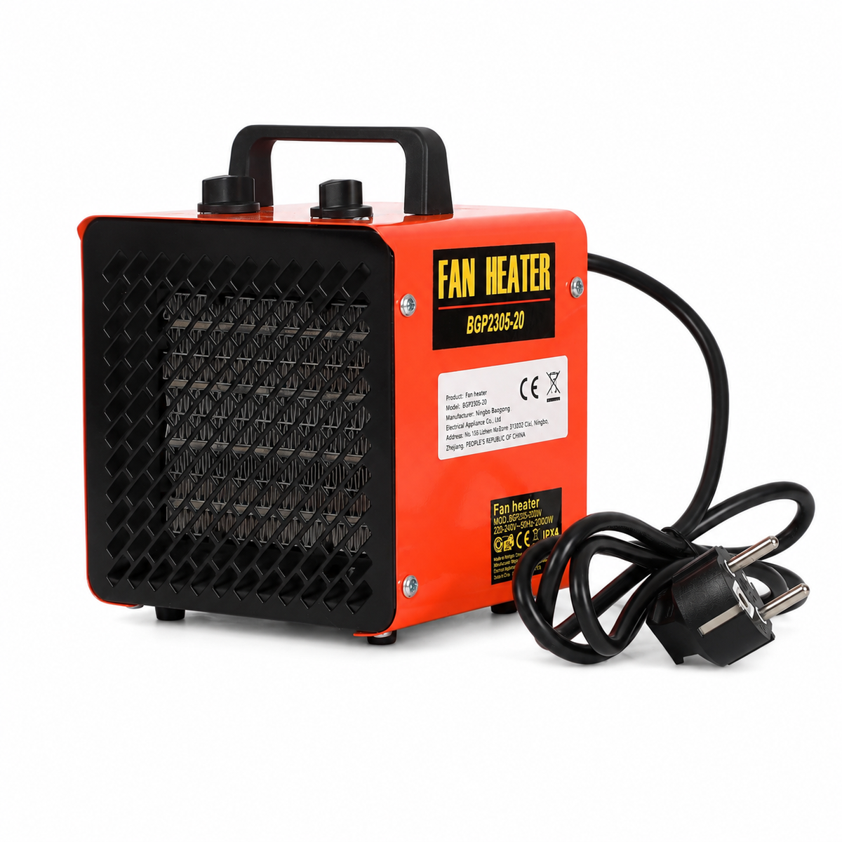 SWANEW Heizlüfter 2000W, 3000W, Bauheizer mit Thermostat