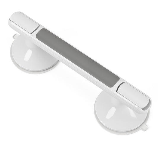 SWANEW Haltegriff Dusche mit Saugnapf, MAX 110 KG, 32CM Duschgriff, Abnehmbare Badewannengriff, Sauggriff, Badgriff
