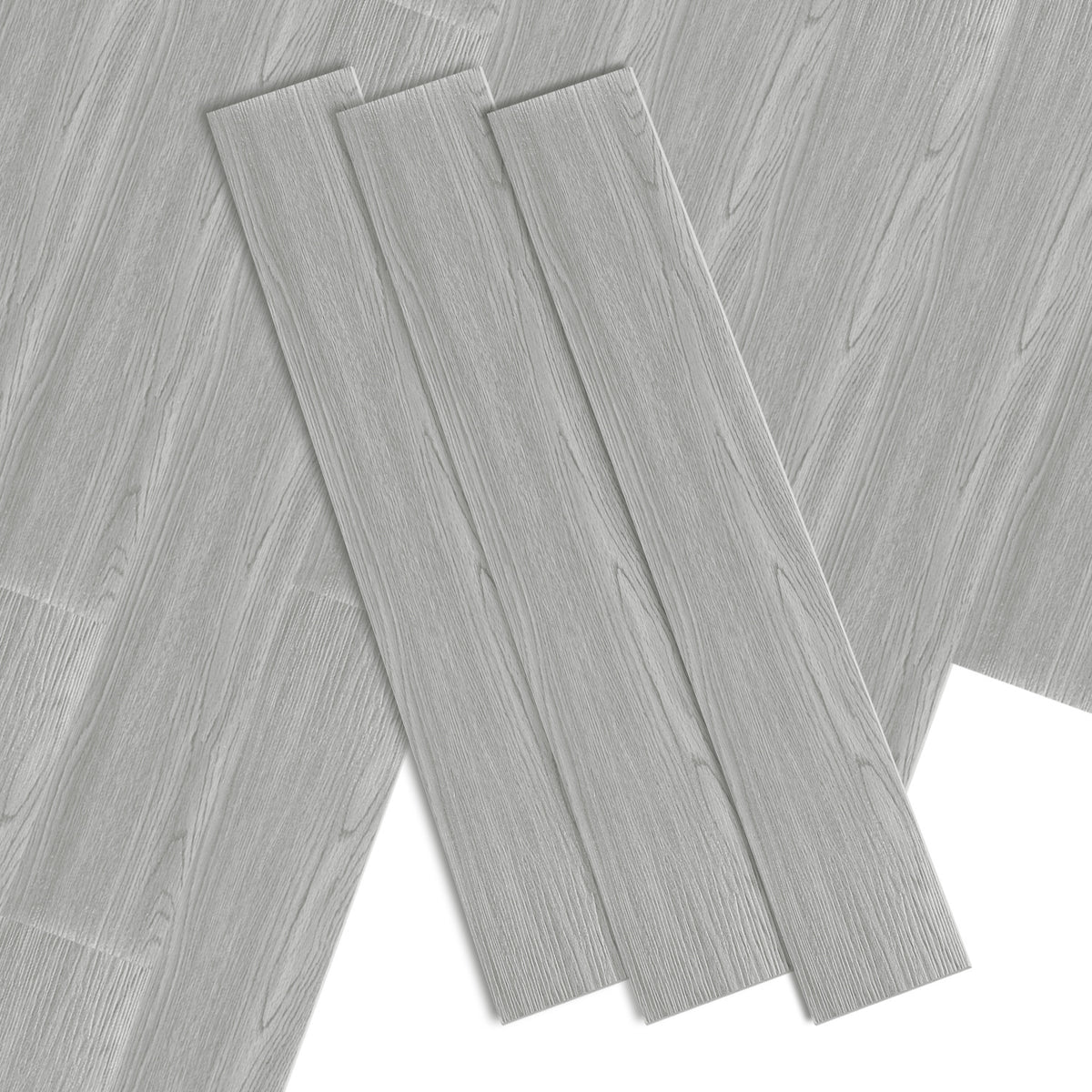 SWANEW PVC Bodenbelag Vinylboden Selbstklebend, Klebefliesen Boden, 91,44x15,24cm