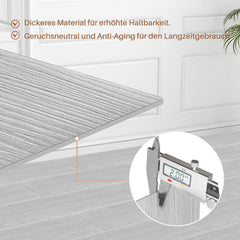 SWANEW PVC Bodenbelag Vinylboden Selbstklebend, Klebefliesen Boden, 91,44x15,24cm