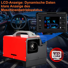 SWANEW Standheizung Diesel 8kw 12V, Luft Dieselheizung, Diesel Lufterhitzer, mit mit LCD Monitor/Fernbedienung