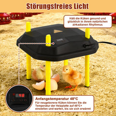 SWANEW Wärmeplatte Küken 30W-50W, Küken Wärmeplatte