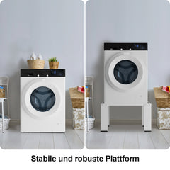SWANEW Waschmaschinen Untergestell, Waschmaschinensockel , Waschmaschinen-Unterschrank, Podest für Waschmaschinen & Trockner
