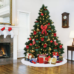 SWANEW Weihnachtsbaum Decke, Christbaumdecke, Tannenbaum Decke, 78/90/122CM