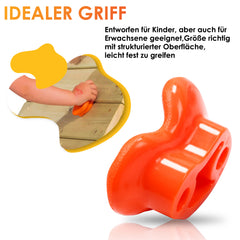 SWANEW 25 Stück Klettergriffe Kletterwände Klettersteine Kinder Outdoor bis 200 kg