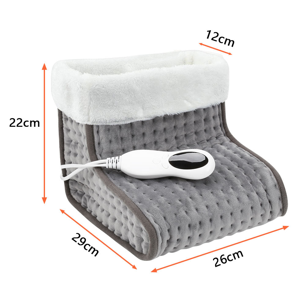 SWANEW Fußwärmer, Waschbarem, mit 10 Temperaturstufen, 45/90/120 Minuten Timer, Elektrische Fußheizung geeignet bis Schuhgröße 46