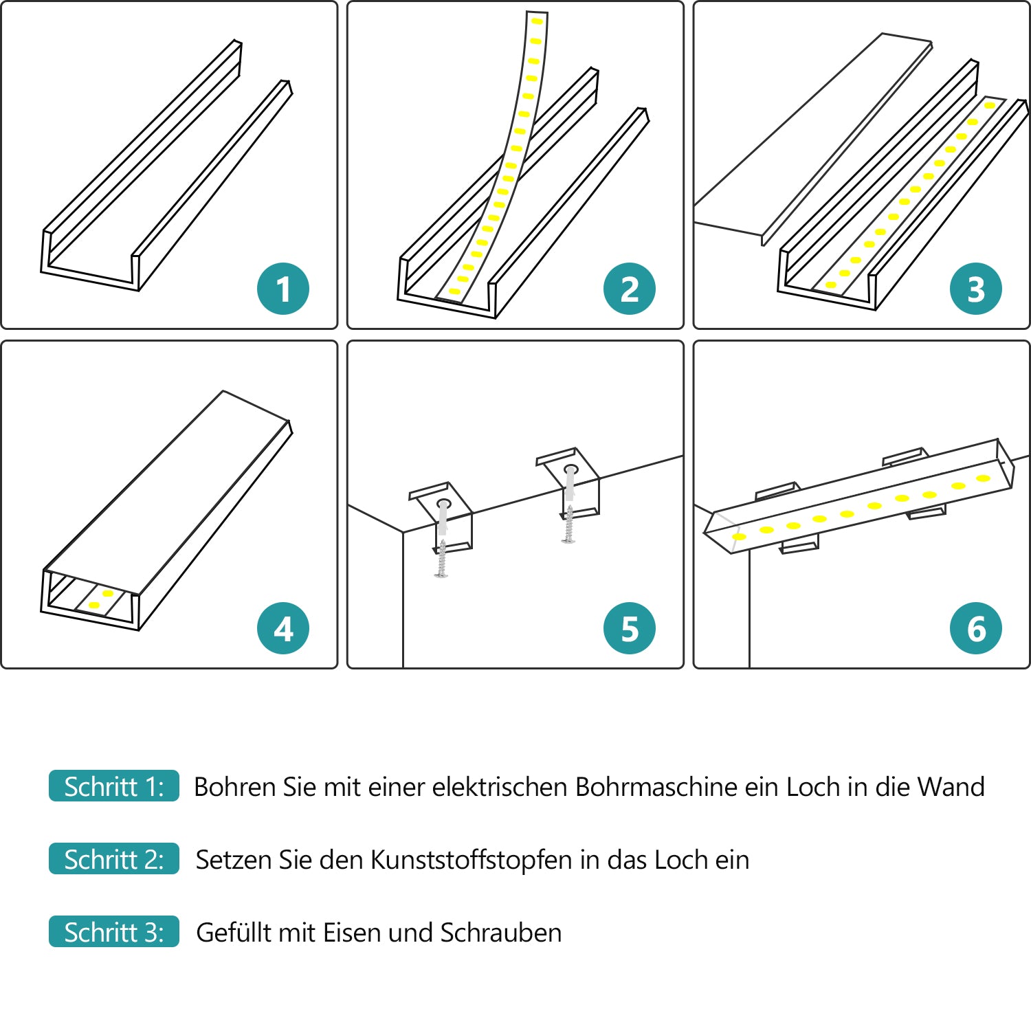 LED Aluminium Profil