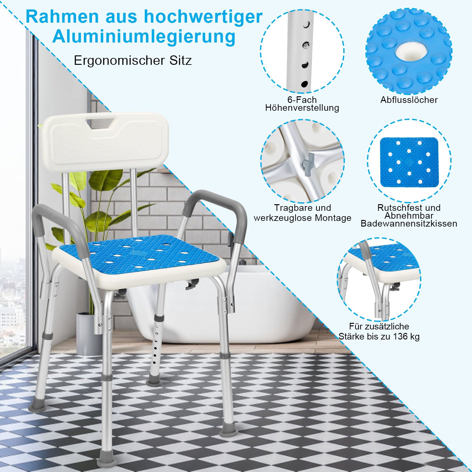 Duschhocker Duschstuhl