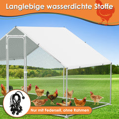 Hühnerstall, 3x8x2m, Freilaufgehege