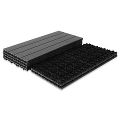 WPC Terrassenfliesen mit Klick-System