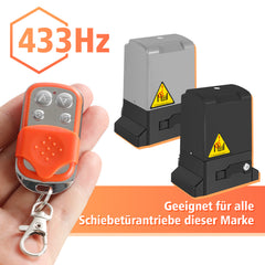 SWANEW Schiebetorantrieb Fernbedienung, Garagentoröffner Fernsteuerung, 50M, mit 4 Tastenfunktionen, Funksteuerung