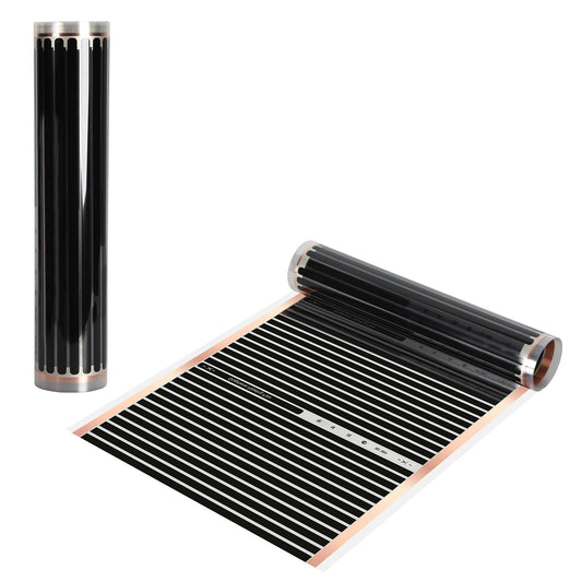 SWANEW Infrarot Heizfolie, Elektrische Fußbodenheizung, 220W/㎡