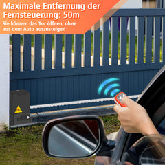 SWANEW Schiebetorantrieb Fernbedienung, Garagentoröffner Fernsteuerung, 50M, mit 4 Tastenfunktionen, Funksteuerung