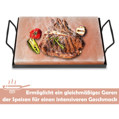 Salzstein zum Grillen 20x30x3cm